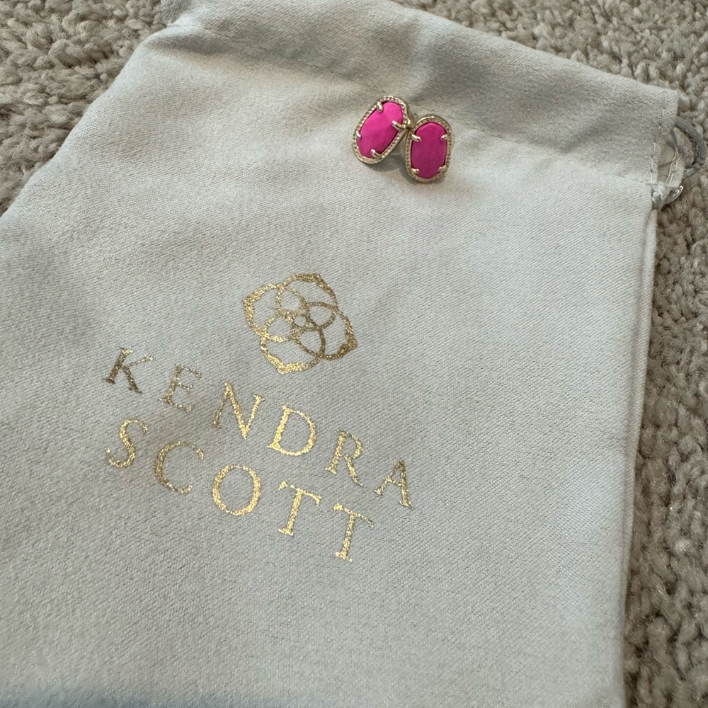 Kendra Scott Pink Stud Earrings
